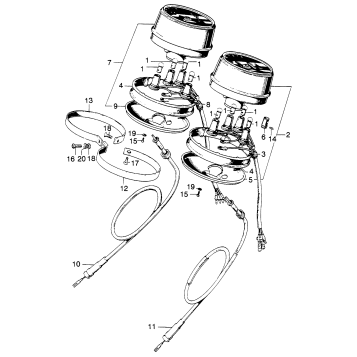 SPEEDOMETER + TACHOMETER