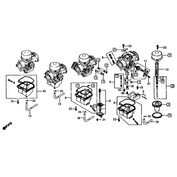 CARBURETOR (COMPONENT PARTS)