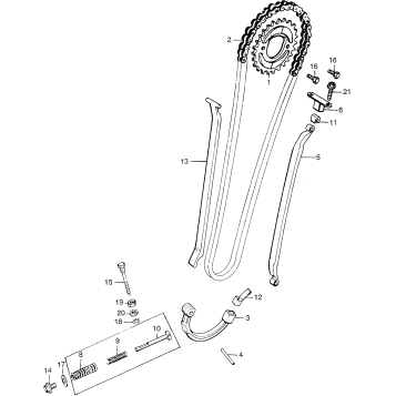 CAM CHAIN + TENSIONER