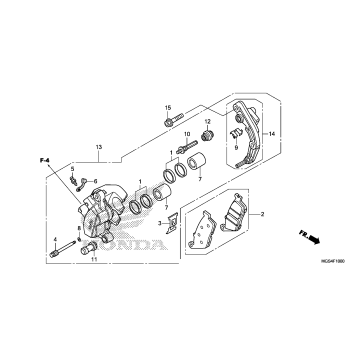 FRONT BRAKE CALIPER (1)