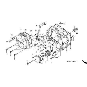 RIGHT CRANKCASE COVER