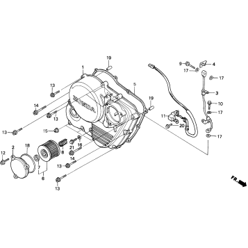 RIGHT CRANKCASE COVER
