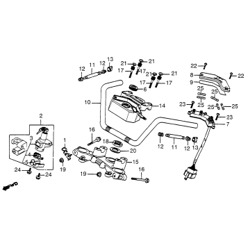 HANDLEBAR + TOP BRIDGE