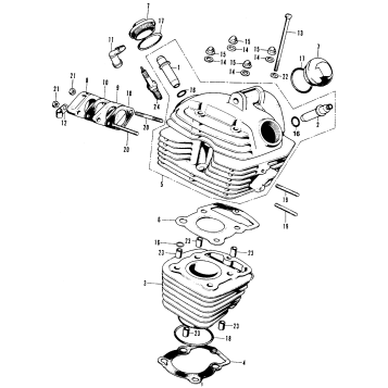 CYLINDER + CYLINDER HEAD