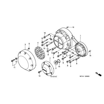 RIGHT CRANKCASE COVER