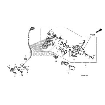 REAR BRAKE CALIPER (2)