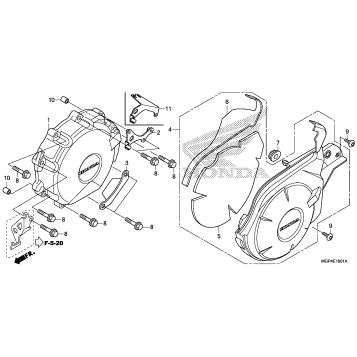 ALTERNATOR COVER         (2)