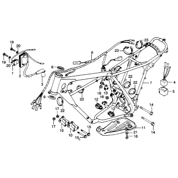 FRAME + WIRE HARNESS