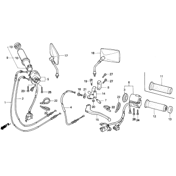 HANDLE SWITCH CABLES