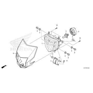 HEADLIGHT                (CRF300L/LA/LDA)