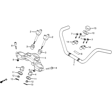 HANDLEBAR + TOP BRIDGE