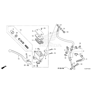 FRONT BRAKE MASTER       CYLINDER (1)