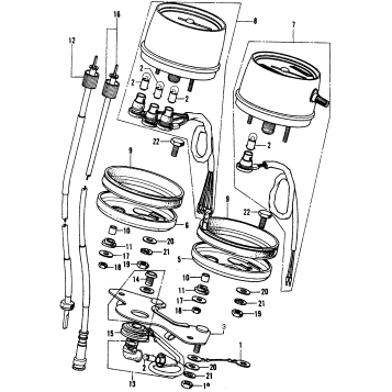 SPEEDOMETER + TACHOMETER K5