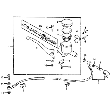 FRONT BRAKE MASTER CYL.