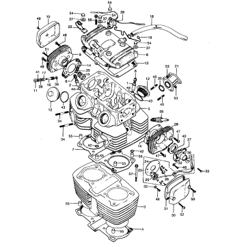 CYLINDER + CYLINDER HEAD