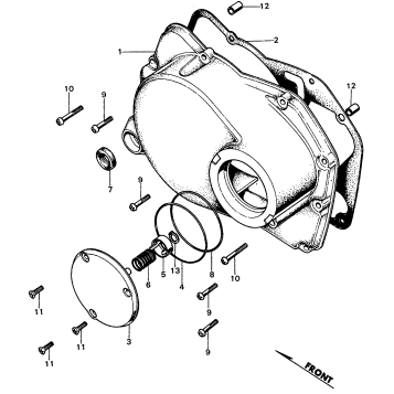 RIGHT CRANKCASE COVER