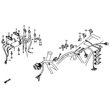 WIRE HARNESS + IGNITION COIL