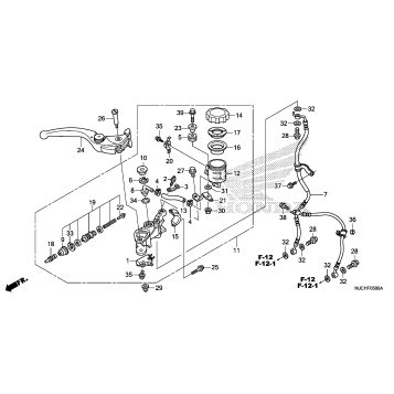 FRONT BRAKE MASTER       CYLINDER (1)