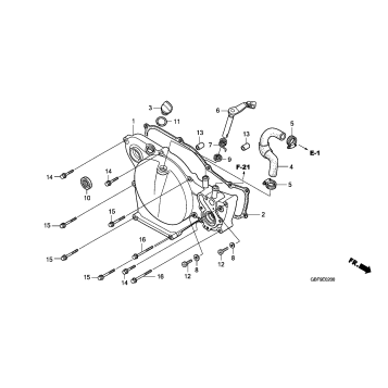 RIGHT CRANKCASE COVER