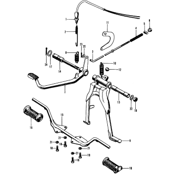 MAIN STAND + STEP BAR