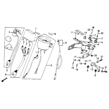 SPEEDOMETER + KEY SET
