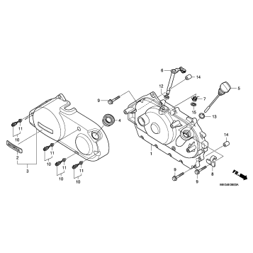 RIGHT CRANKCASE COVER