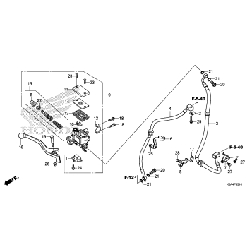 FRONT BRAKE MASTER       CYLINDER (2)