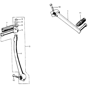 CHANGE PEDAL + KICK STARTER ARM