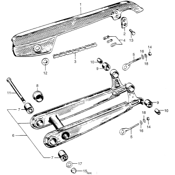 CHAIN CASE + SWINGARM
