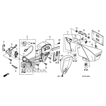 SIDE COVER@TOOLS         @COMBINATION SWITCH