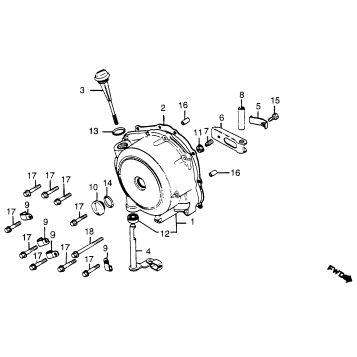 RIGHT CRANKCASE COVER