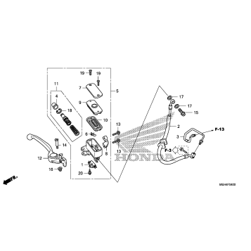 FRONT BRAKE MASTER CYLINDER