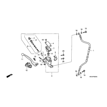 FRONT BRAKE MASTER CYLINDER