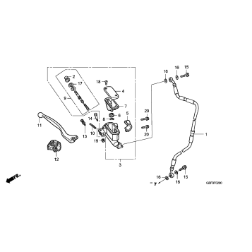 FRONT BRAKE MASTER CYLINDER