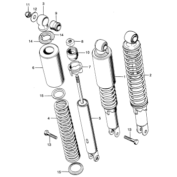 REAR SHOCK ABSORBER K7