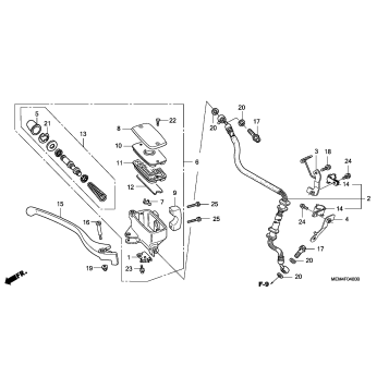 FRONT BRAKE MASTER CYLINDER