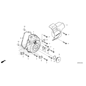 LEFT CRANKCASE COVER