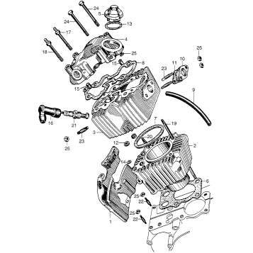 CYLINDER + CYLINDER HEAD