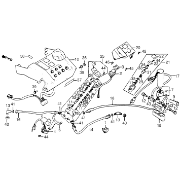GL1100A AIR VALVE + HOSE
