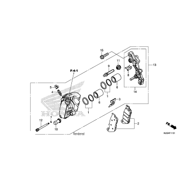 FRONT BRAKE CALIPER (2)