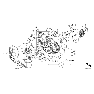 RIGHT CRANKCASE COVER    (CMX1100D/D2/D3)