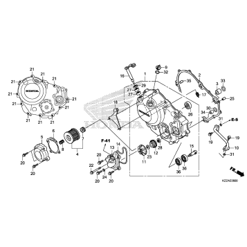 RIGHT CRANKCASE COVER