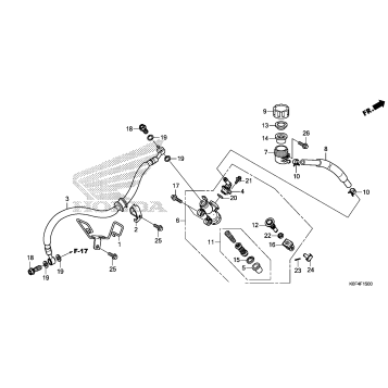 REAR BRAKE MASTER        CYLINDER