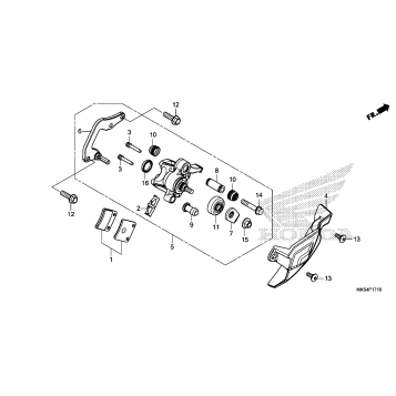 PARKING BRAKE CALIPER