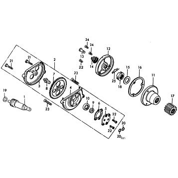 OIL PUMP + OIL FILTER ROTOR