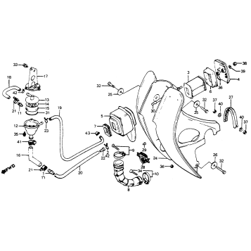 FRONT COVER + AIR CLEANER