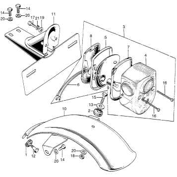 TAILLIGHT@REAR FENDER