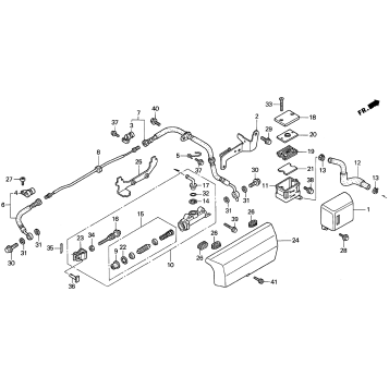 RR. BRAKE MASTER CYL.