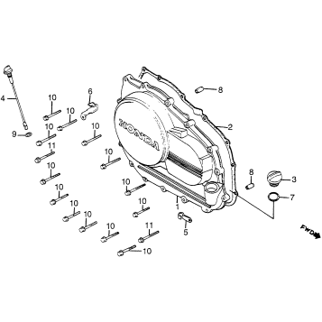 RIGHT CRANKCASE C0VER