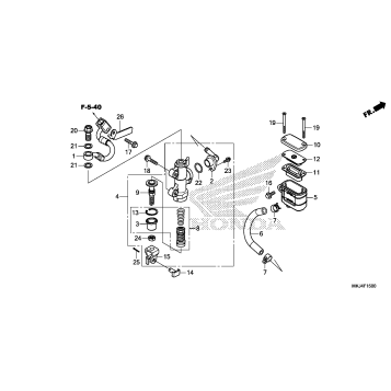 REAR BRAKE MASTER        CYLINDER